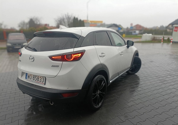 Mazda CX-3 cena 71900 przebieg: 37000, rok produkcji 2018 z Ostrołęka małe 596